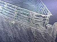 Titanic under water Titanic under water