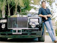 Simon Cowell with Rolls Royce Simon Cowell with Rolls Royce