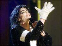 Michael Jackson with glove