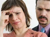Unhappy couples
