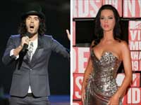 Katy Perry and Russell Brand
