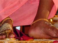Pada Puja, Hinduism