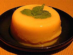 Biscuit mango pudding