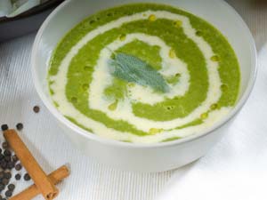 Moong dal and palak