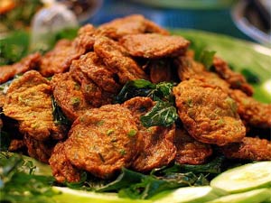 Golden Fried Prawns