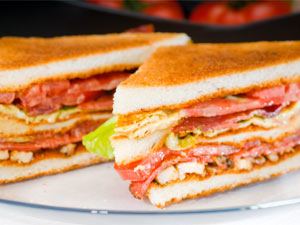 Grilled Chicken Cheese Sandwich Recipe