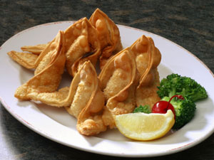 Fried Chicken Wontons: Chinese Appetizer Fried Chicken Wontons: Chinese Appetizer