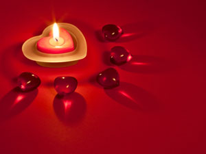 Candle Decoration For Her On V Day! Candle Decoration For Her On V Day!