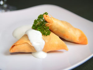Cocktail Starters For V-day: Corn Samosa Cocktail Starters For V-day: Corn Samosa
