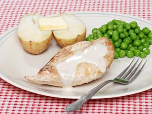 Chicken In Cream & Onion Sauce Chicken In Cream & Onion Sauce