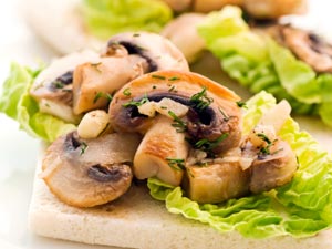 Mozzarella Mushroom Sandwich