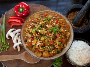 Creamy Mushroom Mutter Curry Creamy Mushroom Mutter Curry