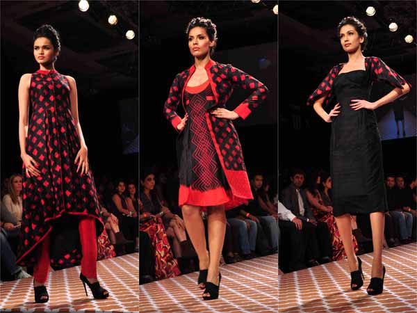Anita Dongre's Patterns Of Red & Black Anita Dongre's Patterns Of Red & Black