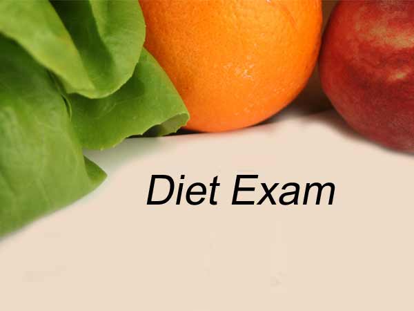 Did You Take The Diet Exam? Did You Take The Diet Exam?
