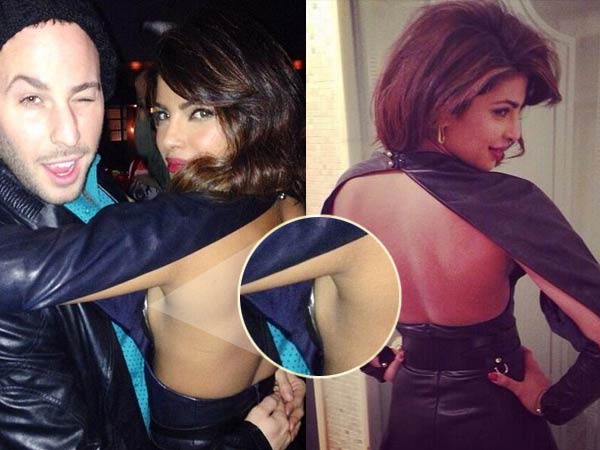 Priyanka Faces Wardrobe Malfunction: Pic Priyanka Faces Wardrobe Malfunction: Pic