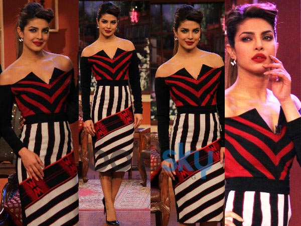 Priyanka Chopra's Dress At Comedy Nights Priyanka Chopra's Dress At Comedy Nights