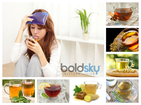 8 Teas That Help With Migraines - Boldsky.com