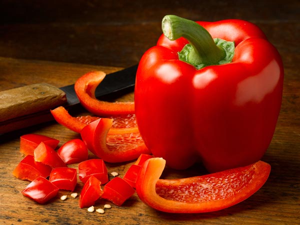 Red bell peppers Red bell peppers