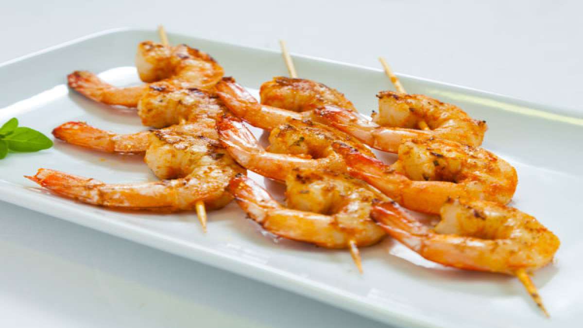Prawn Kebab Seafood Recipe