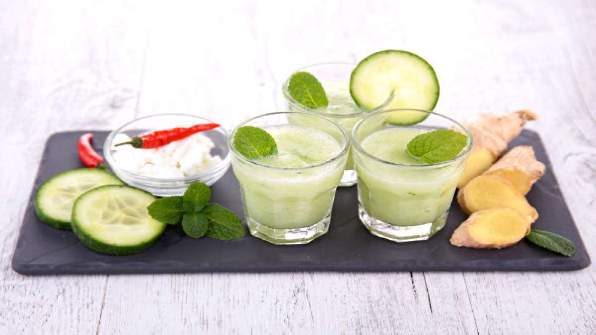Healthy Ginger Cucumber Juice Recipe