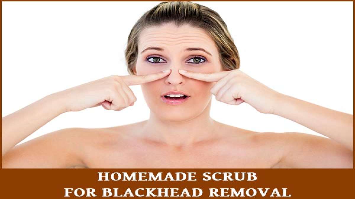 Homemade Natural Scrub For Blackhead Removal