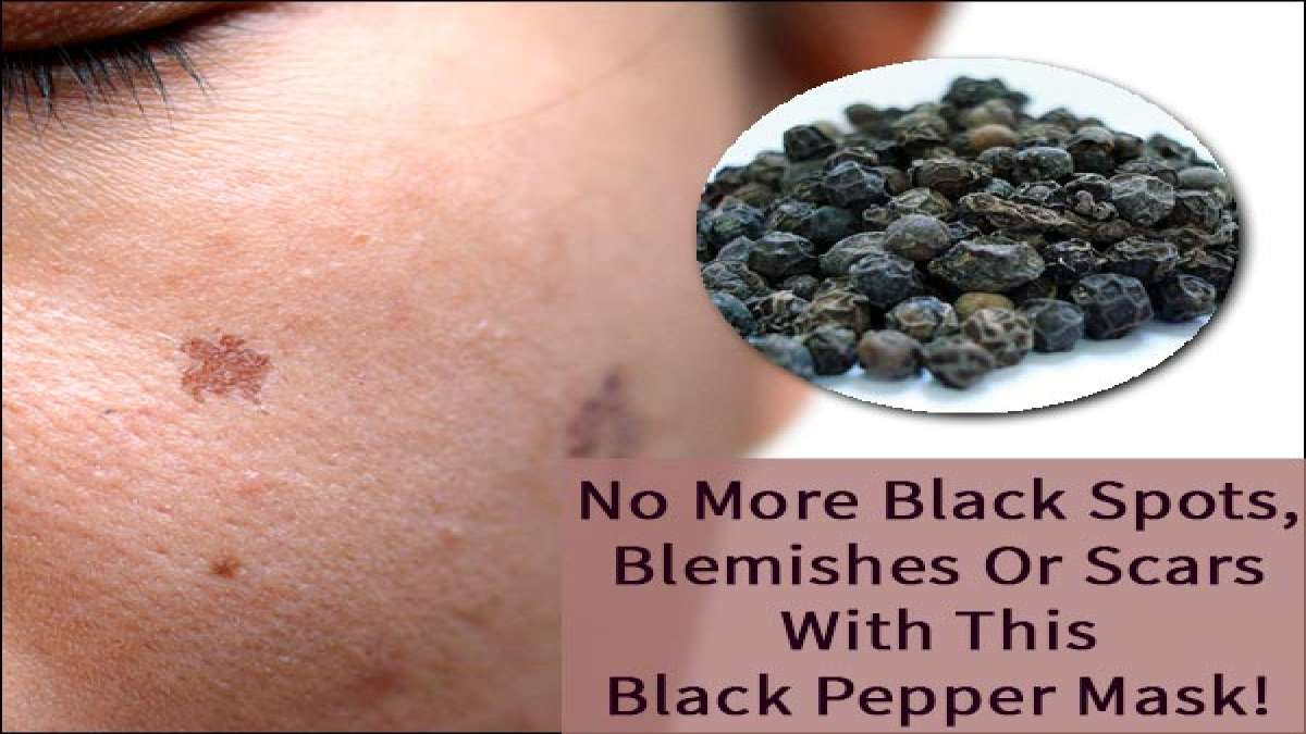 No More Black Spots, Blemishes Or Scars With This Black Pepper Mask