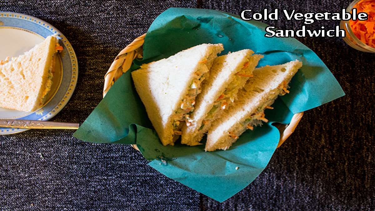 Cold Vegetable Sandwich Recipe Hung Curd And Mayonnaise Sandwich