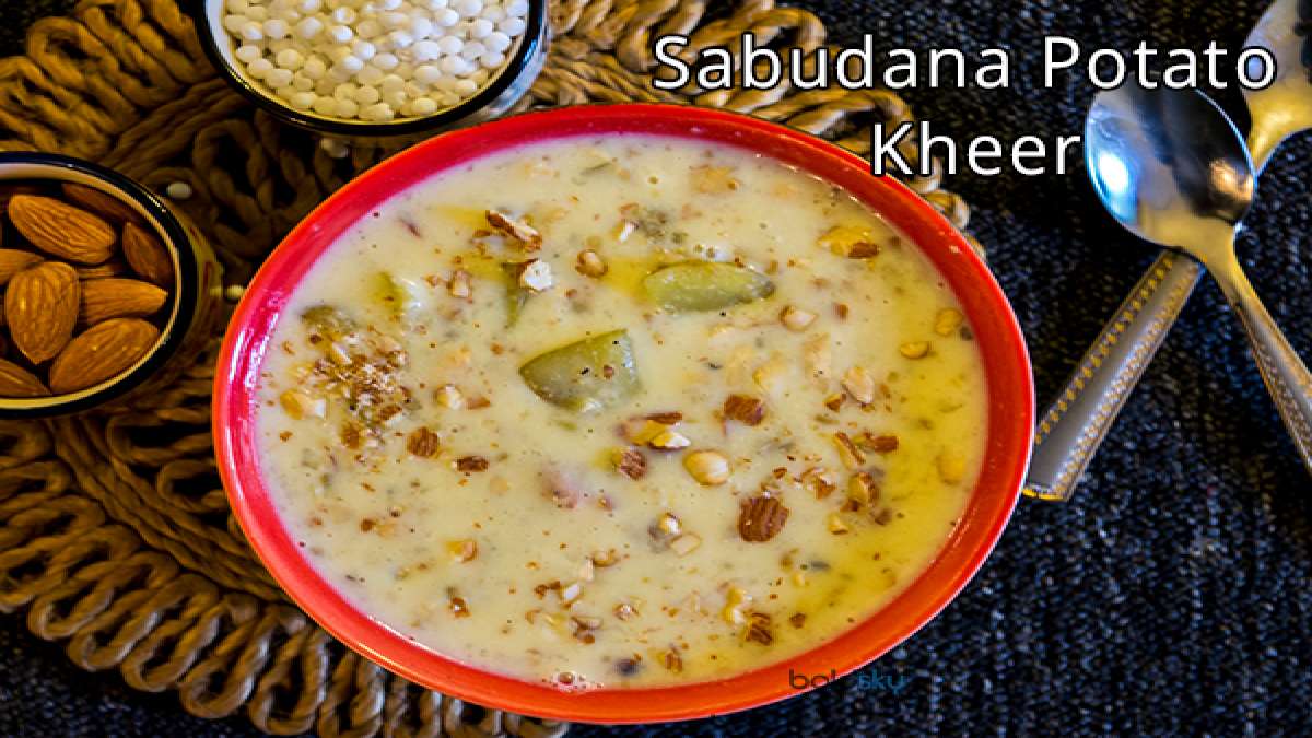 Sabudana Sweet Potato Kheer Recipe Navratri Vrat Special Sweet Potato Payasam Recipe