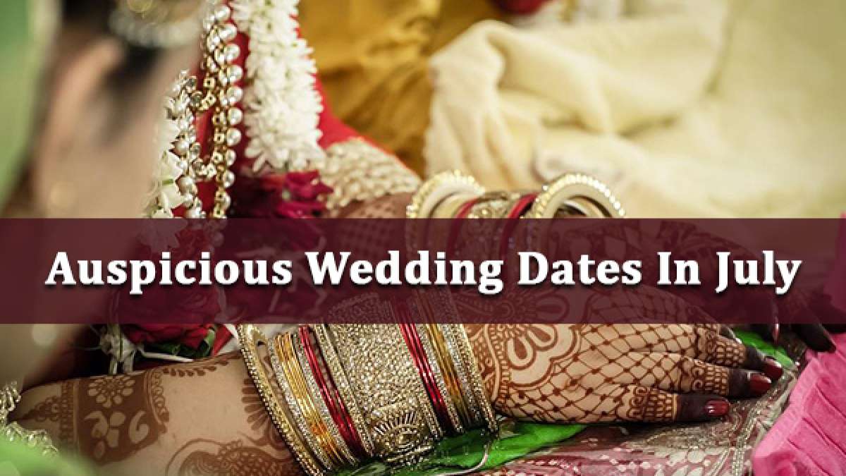 July 2022 Auspicious Wedding Dates With Muhurat Timings