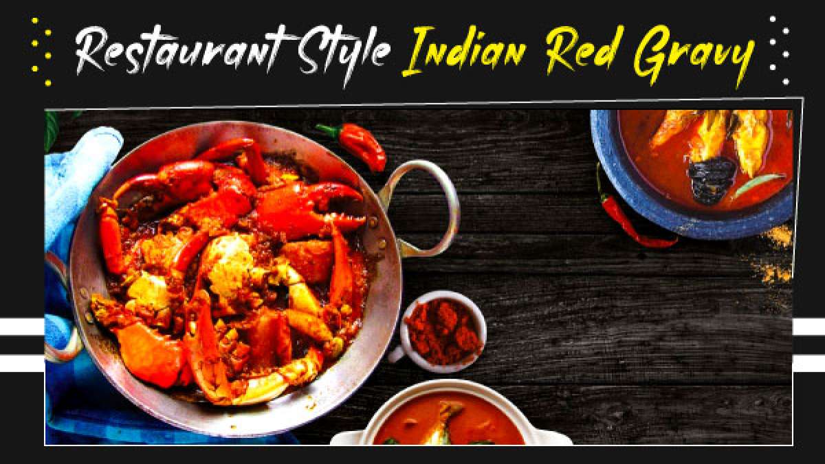 Indian Gravies How To Make Restaurant Style Red Gravy Using Onion And