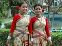 assamese saree draping