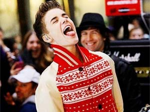 justin bieber christmas sweater