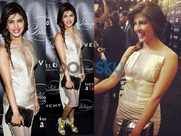 Priyanka Chopra Shines In Mikhael Kale At Kca Black Ball Black Carpet Priyanka Chopra Shines In Mikhael Kale At Kca Black Ball Black Carpet