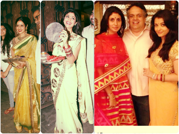 Celebrity Style File For Karva Chauth - Boldsky.com