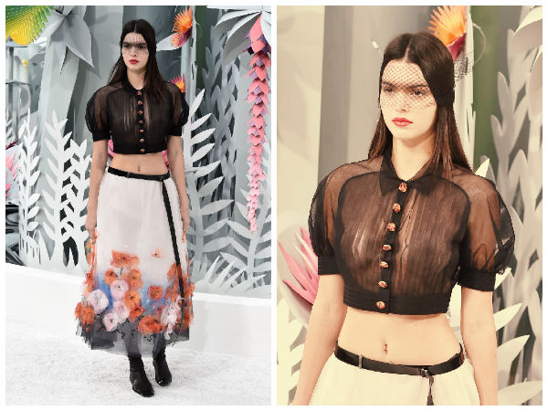 Kendall Jenner Steals Chanel Runway Sans Bra Boldsky Kendall Jenner Steals Chanel Runway Sans Bra Boldsky