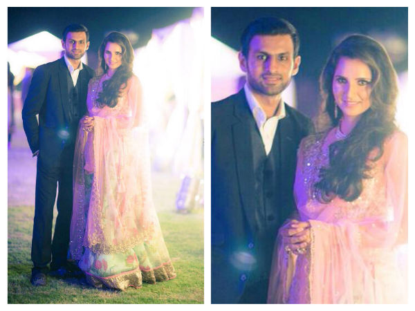Sania Mirza Looks Beautiful In Anushree Reddy Lehenga ...