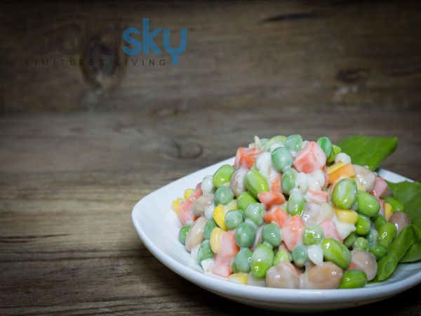 Salad jagung dan kacang