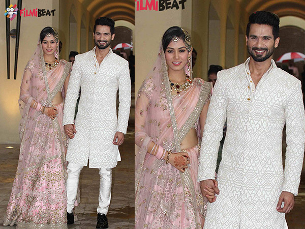 Shahid Kapoor Mira Rajput S Wedding Pics Boldsky Com