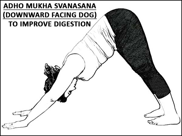Adho Mukha Svanasana (Downward Facing Dog) To Improve Digestion