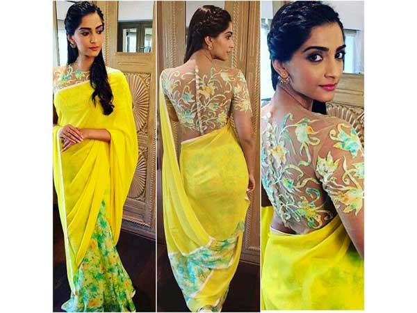 Pin by SRJ on Patterns Blouse designs Sarees  Hair Styles  Indian  bridal sarees Bridal saree Saree dress