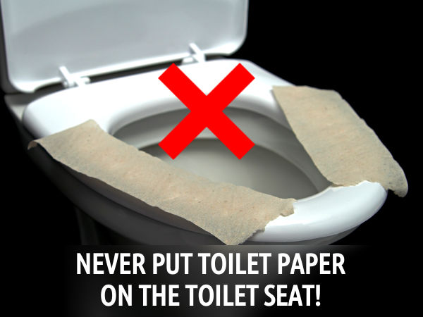 Never Put Toilet Paper On The Toilet Seat Read This Boldsky Never Put Toilet Paper On The Toilet Seat Read This Boldsky