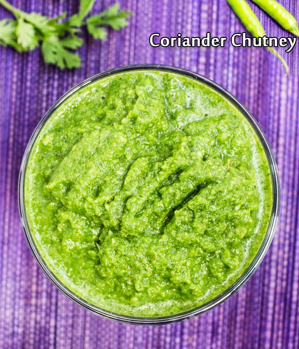 Coriander Chutney Recipe Homemade Green Chutney