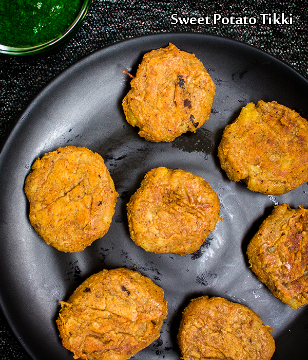 Sweet Potato Tikki Recipe How To Make Shakarkandi Tikki