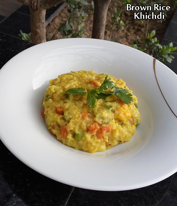 Brown Rice Khichdi Recipe Vegetable Brown Rice Khichdi Recipe
