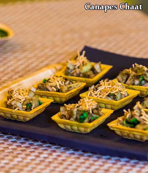 Canapes Chaat Recipe Quick Canape Bites Chaat Basket Recipe Boldsky Com