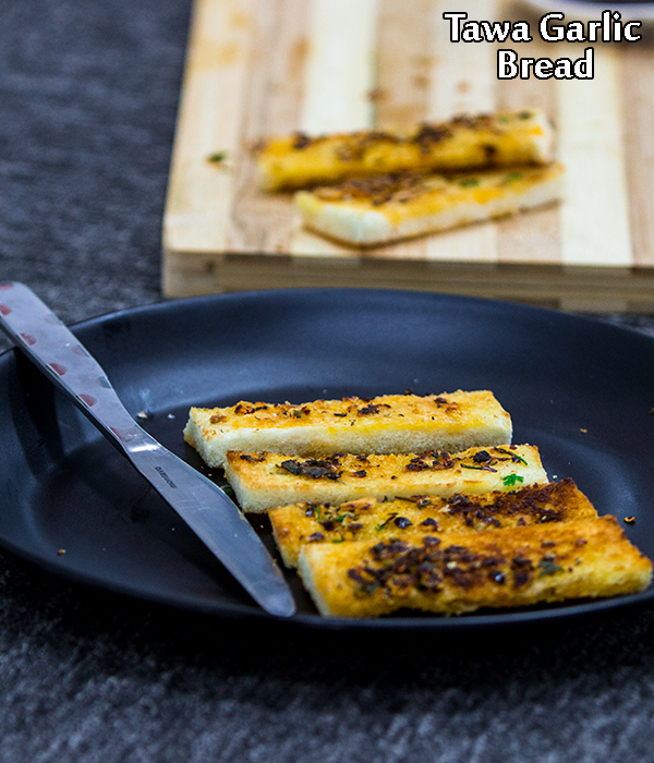 Tawa Garlic Bread Recipe How To Prepare Garlic Bread At Home