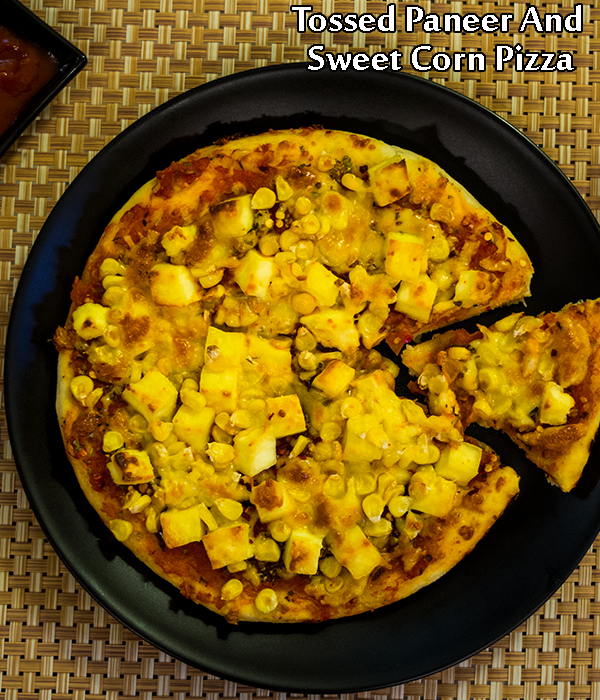 Tossed Paneer And Sweet Corn Pizza Recipe How To Prepare Tossed Paneer