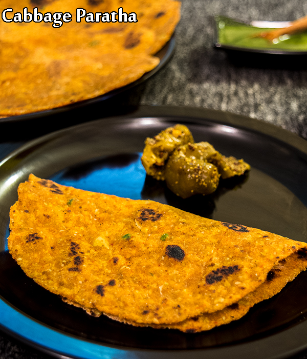 Lowcalorie Cabbage Paratha Recipe How To Prepare Patta Gobi Paratha