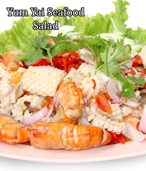 Yum Yai Seafood Salad Recipe How To Prepare Thai Seafood Salad