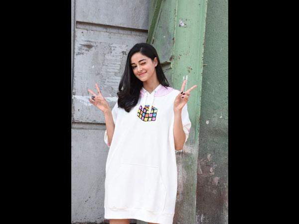 Ananya Panday In A Street Style Sporty Dress For SOTY 2 Promotions